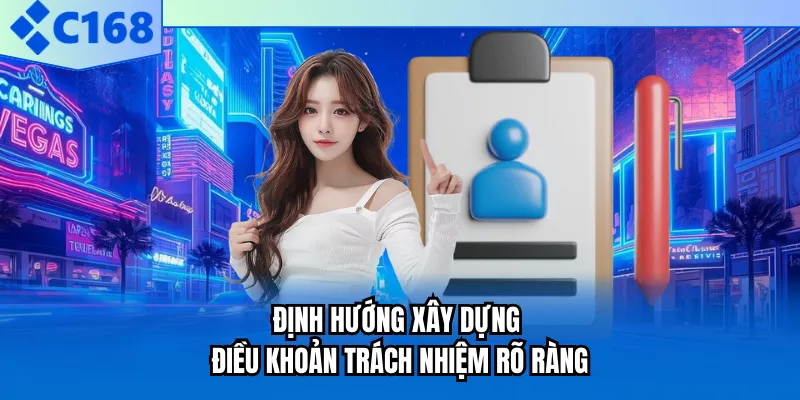 Định hướng xây dựng điều khoản trách nhiệm rõ ràng Định hướng xây dựng điều khoản trách nhiệm rõ ràng