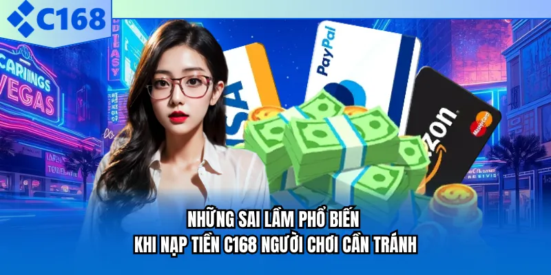 Những sai lầm phổ biến khi nạp tiền C168 người chơi cần tránh Những sai lầm phổ biến khi nạp tiền C168 người chơi cần tránh